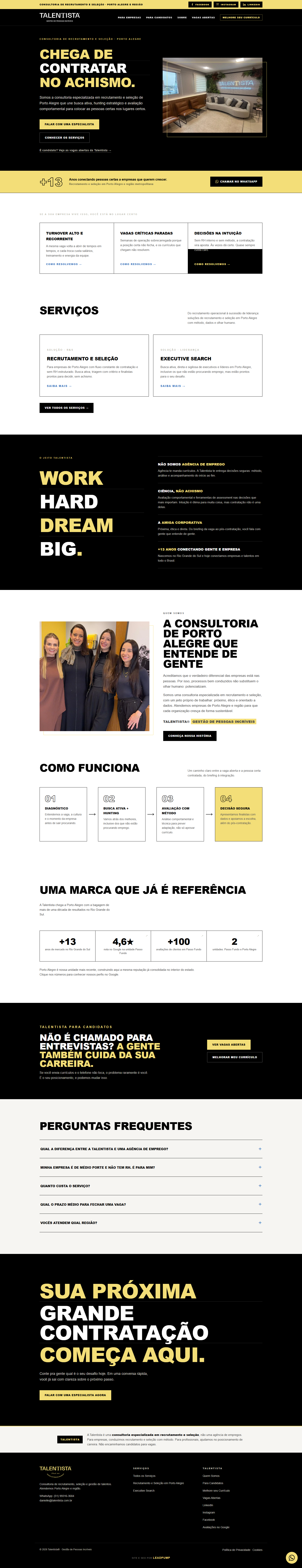 Ecossistema Talentista - desktop